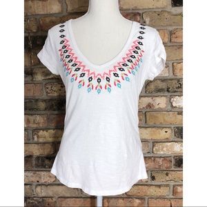 Athleta Embroidered Top